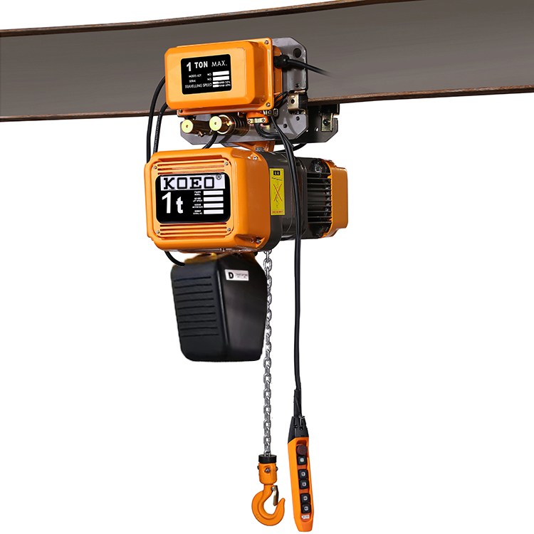 Latest company Cases about Steel Structure & Sheet Metal Welding Workshop | 5 Ton KOEO Double-Chain Trolley Hoist