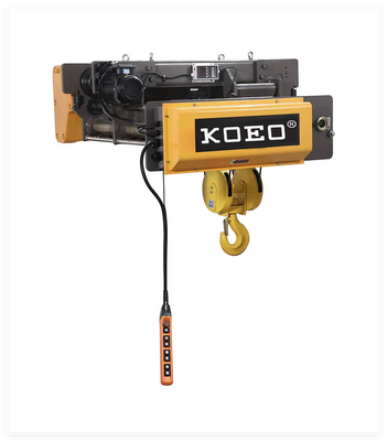 Buy 380V Heavy Duty Wire Rope Hoist Overload Protection 5T Electric Hoist 12m Lift online manufacture
