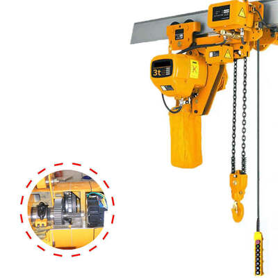 comprare Paranco a catena a basso ingombro G80 Compatto 3 tonnellate Paranco a catena elettrico IP54 fabbricazione online