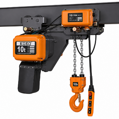 Beli Quad Motor Low Headroom Electric Hoist Kapasitas Tinggi 10T Electric Hoist Industri pembuatan online