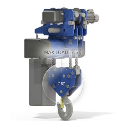 buy Three Phase Electric Chain Hoist 2 Ton Warehouse Lifting Machine for Material Handling online manufacture