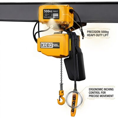 buy Heavy Duty Electric Chain Hoist 3 Ton Industrial Lifting Equipment with Overload Protection online manufacture